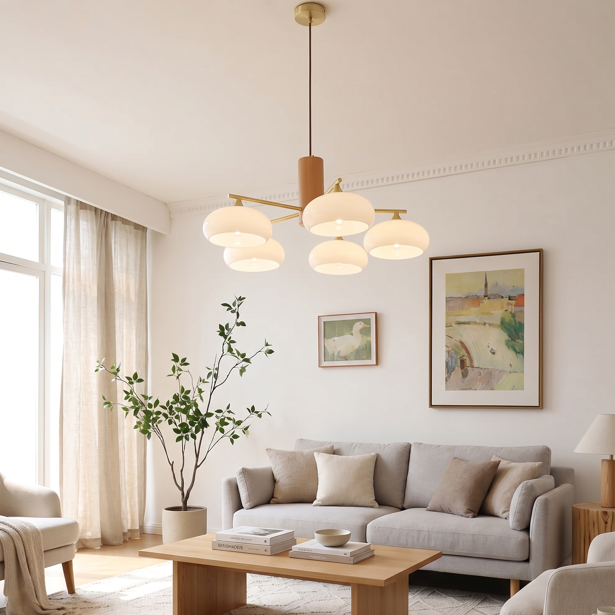 Lampadario ovale Velenza