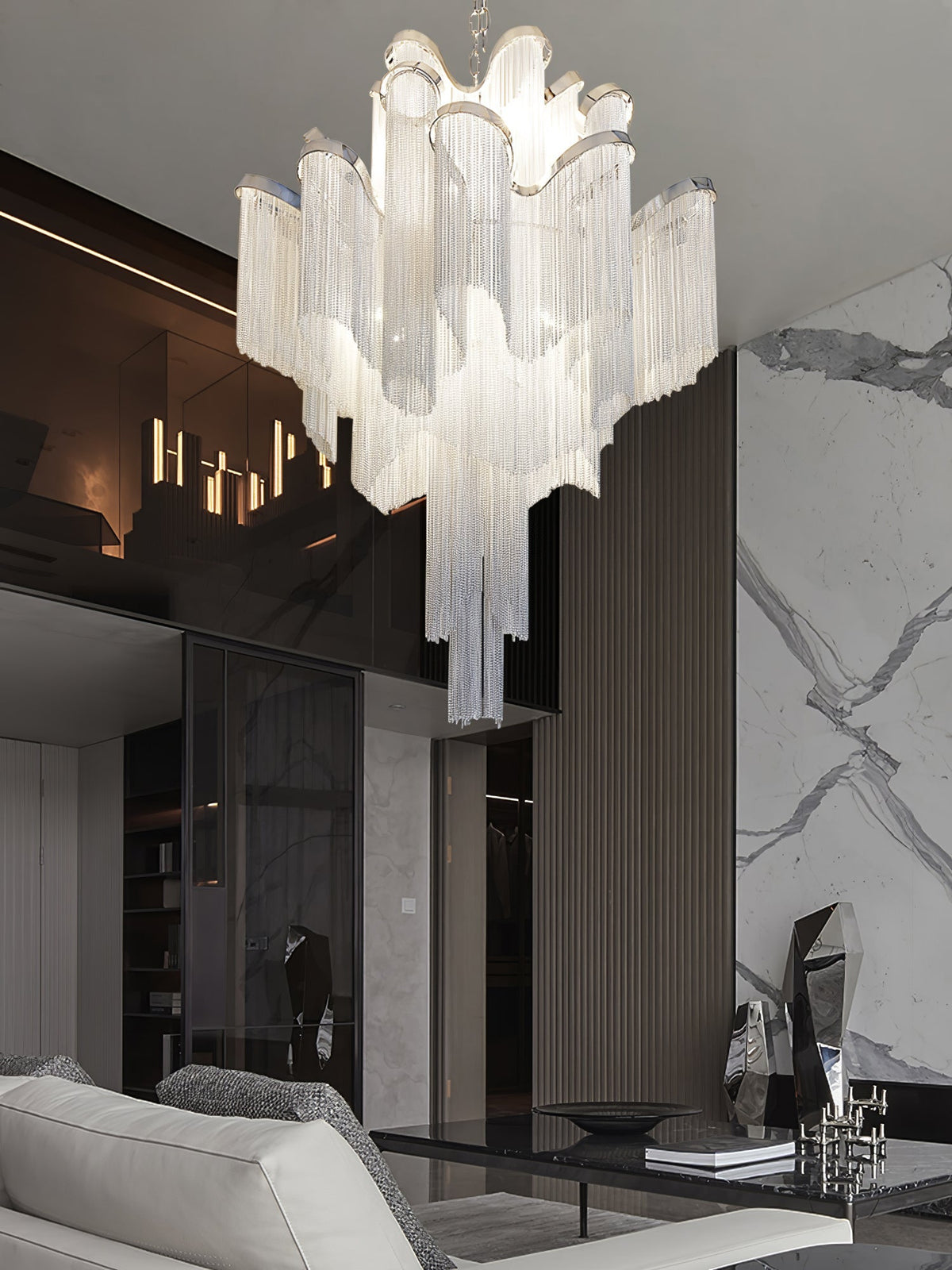 Lampadario a cascata Zalensera