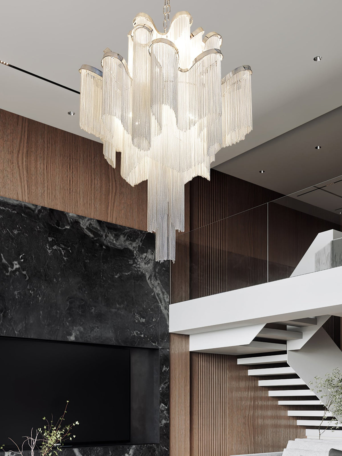 Lampadario a cascata Zalensera