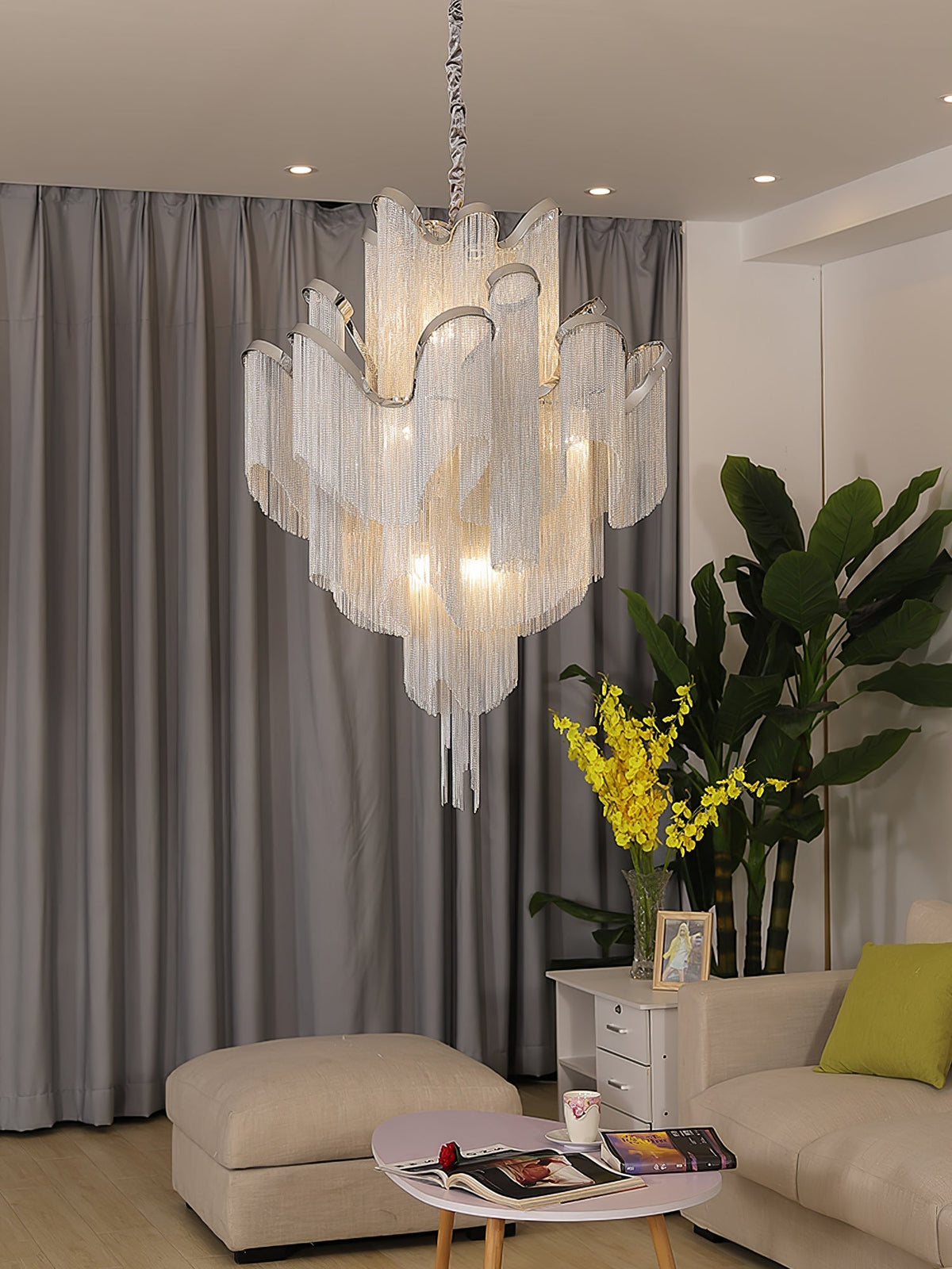 Lampadario a cascata Zalensera