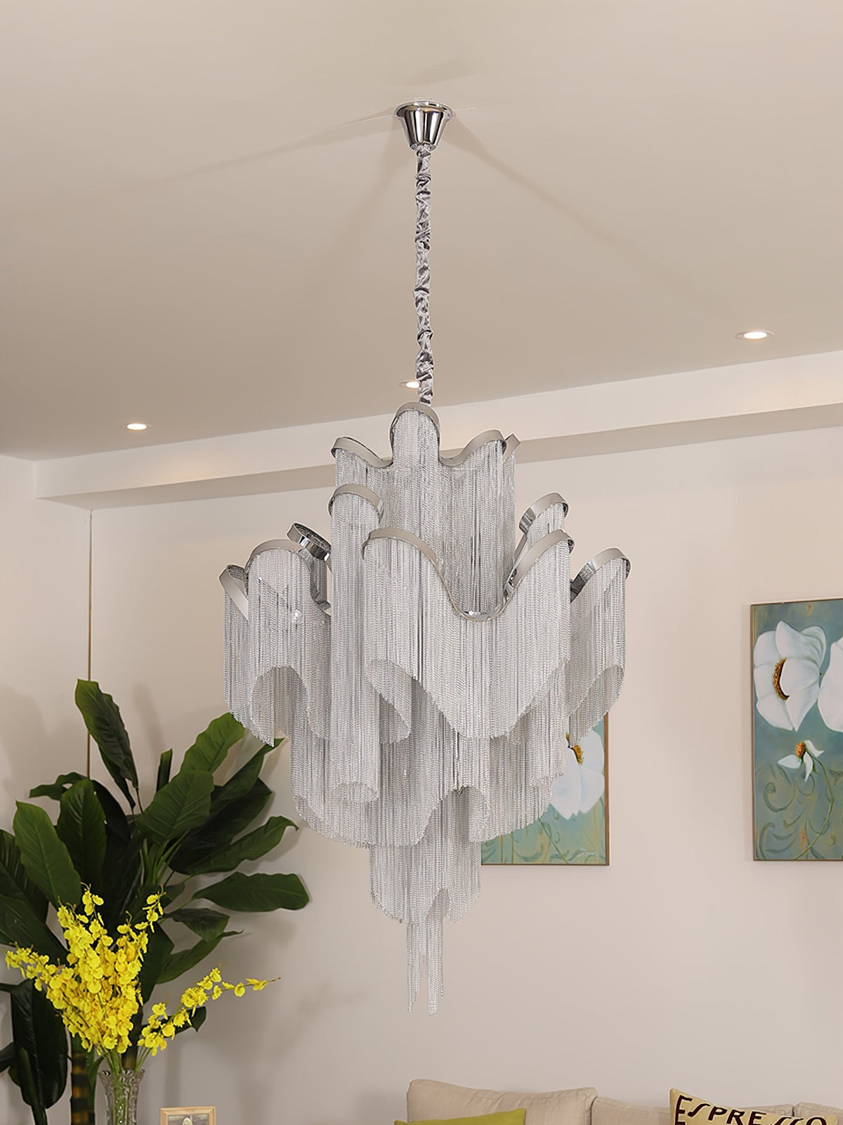 Lampadario a cascata Zalensera