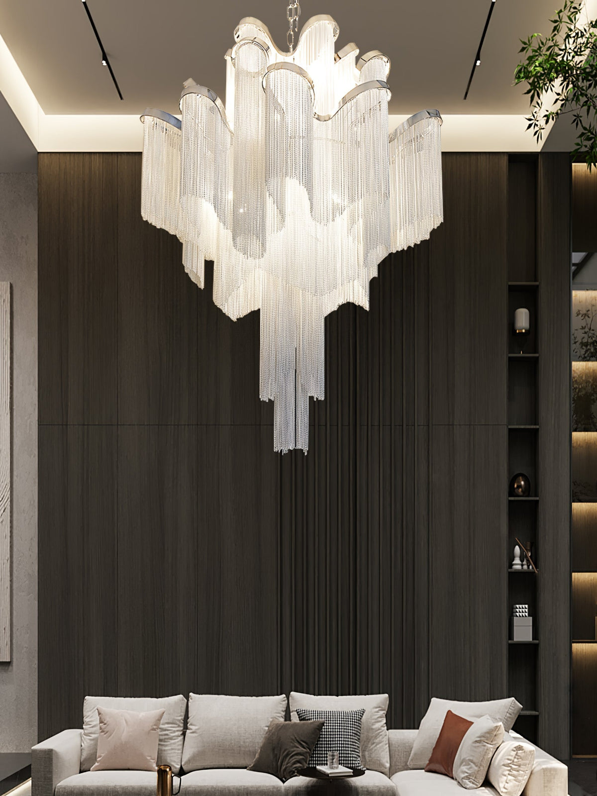 Lampadario a cascata Zalensera