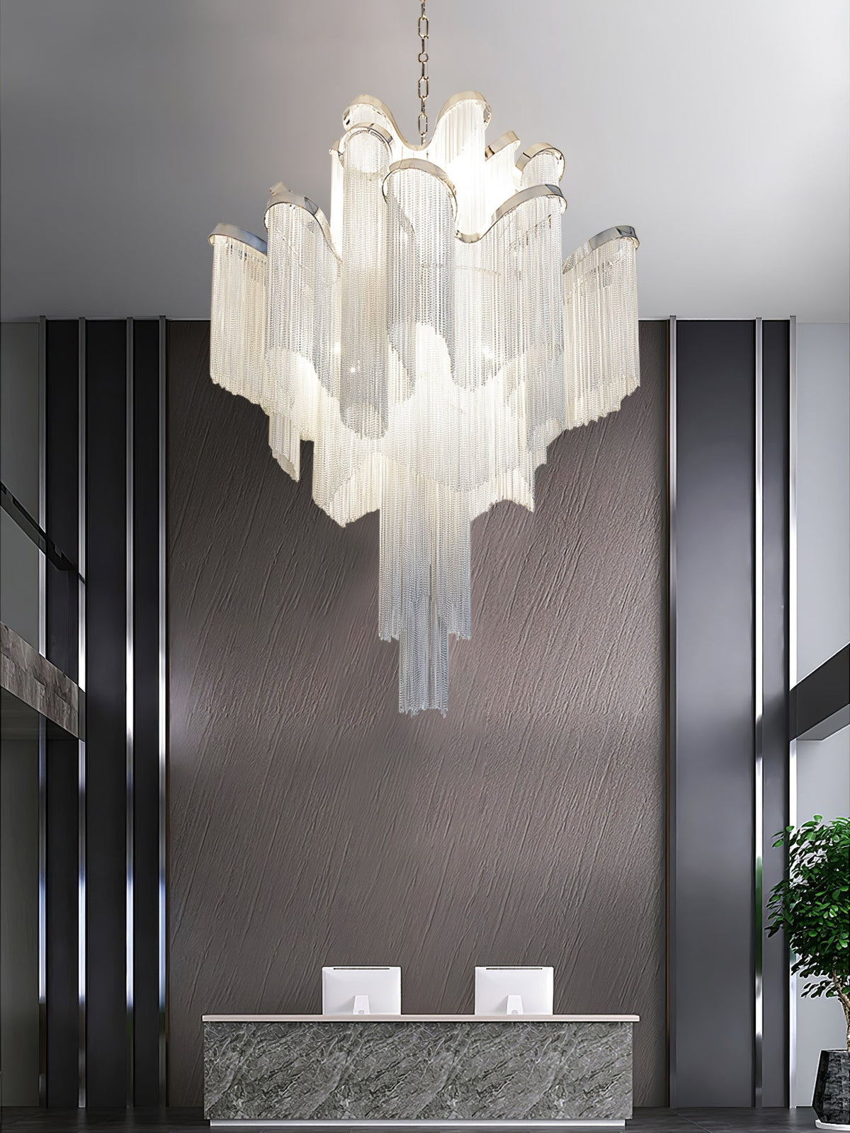 Lampadario a cascata Zalensera