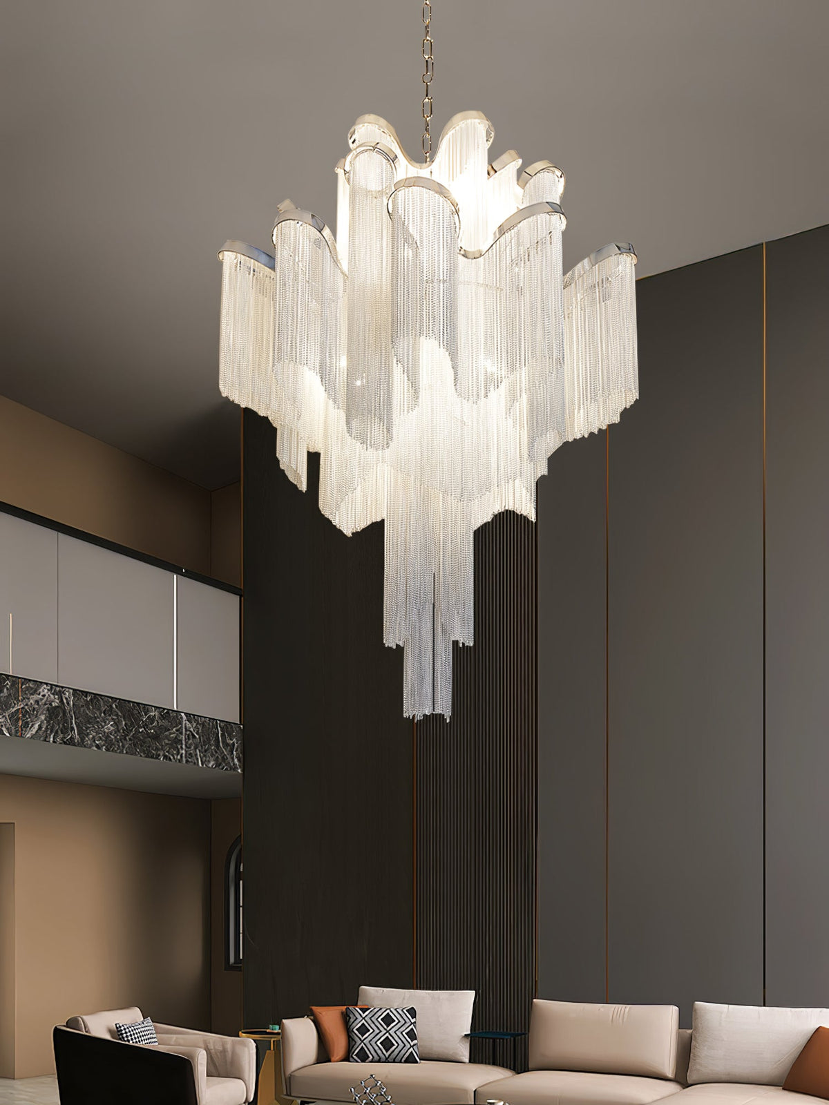 Lampadario a cascata Zalensera