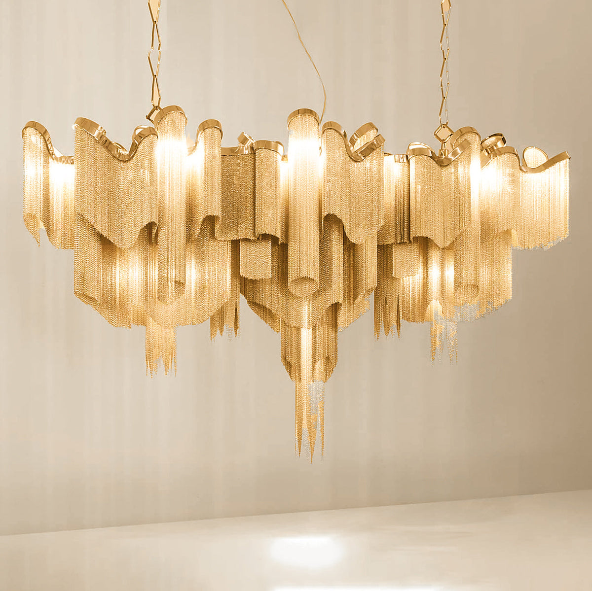 Lampadario a cascata Zalensera