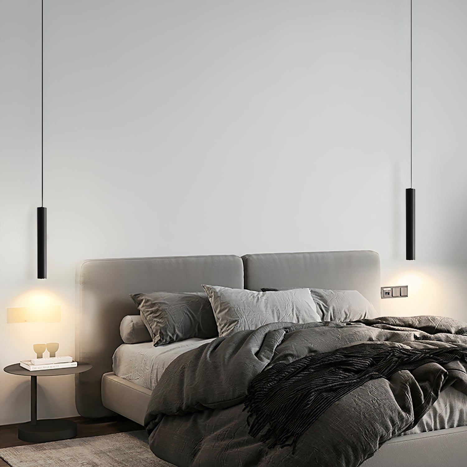 Lampada a sospensione cilindrica Levyo