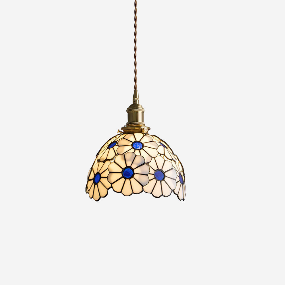 Lampada a sospensione floreale Anarelio