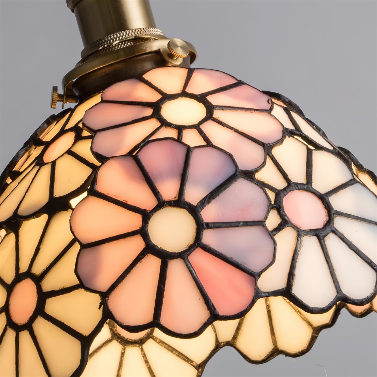Lampada a sospensione floreale Anarelio
