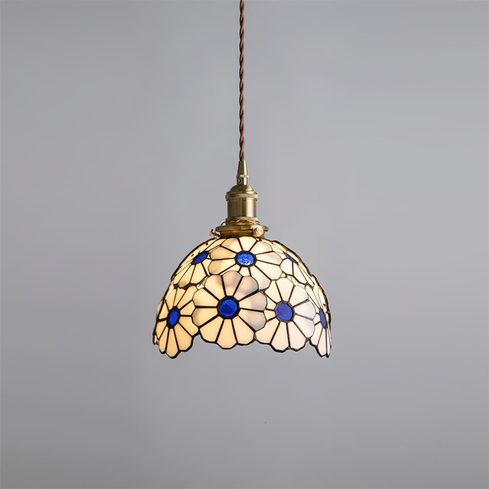 Lampada a sospensione floreale Anarelio