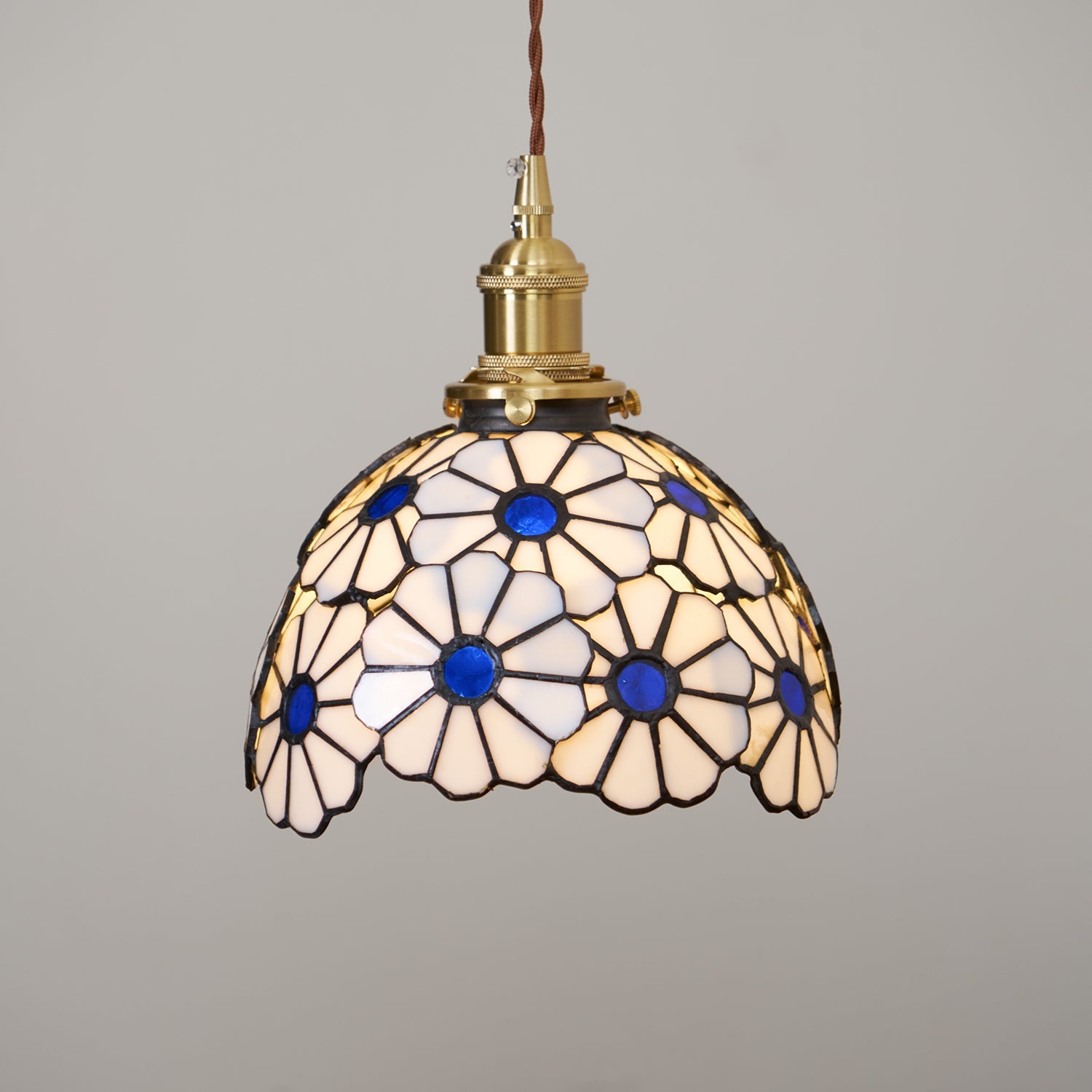 Lampada a sospensione floreale Anarelio