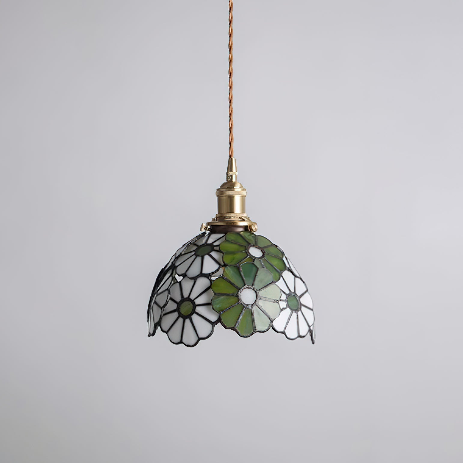 Lampada a sospensione floreale Anarelio