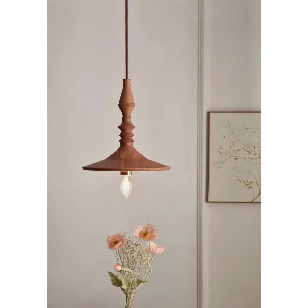 Lampada a sospensione vintage Essole