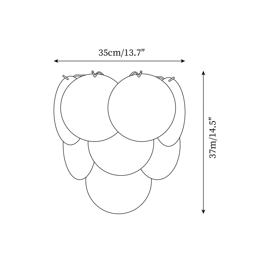 Talia Glass Wall Lamp – detail 5
