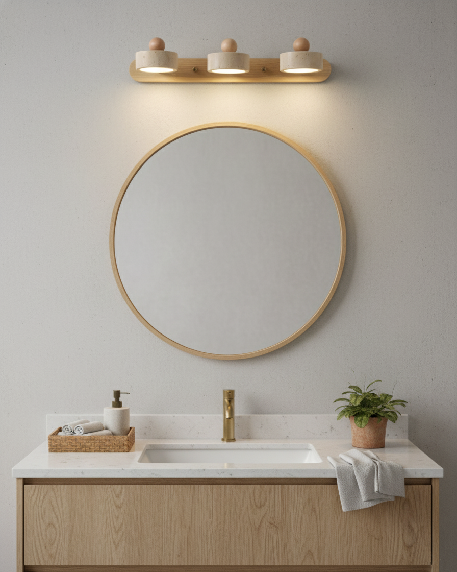 Tavros Travertine Wall Lamp – detail 2
