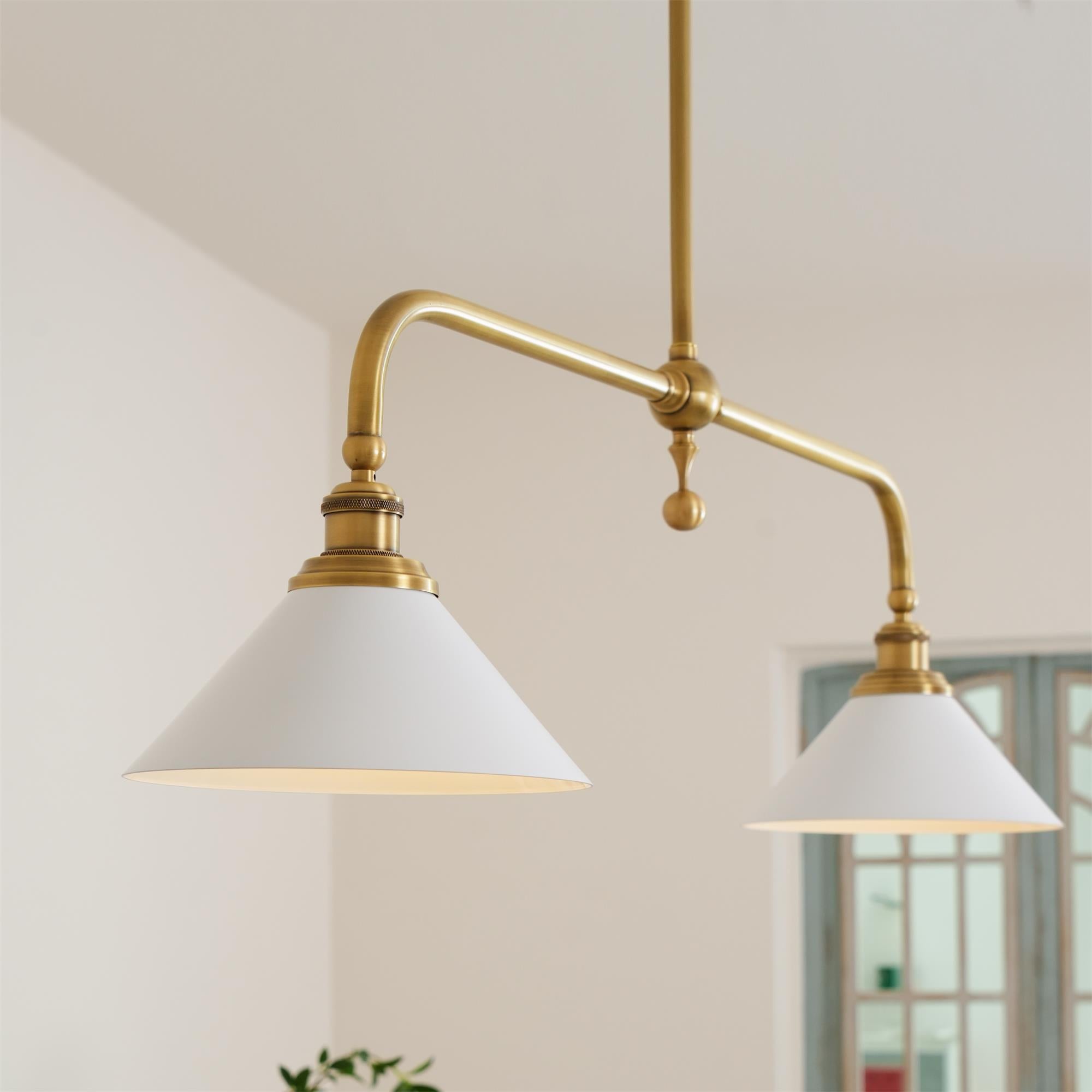 Lampada a sospensione lineare Pervelale