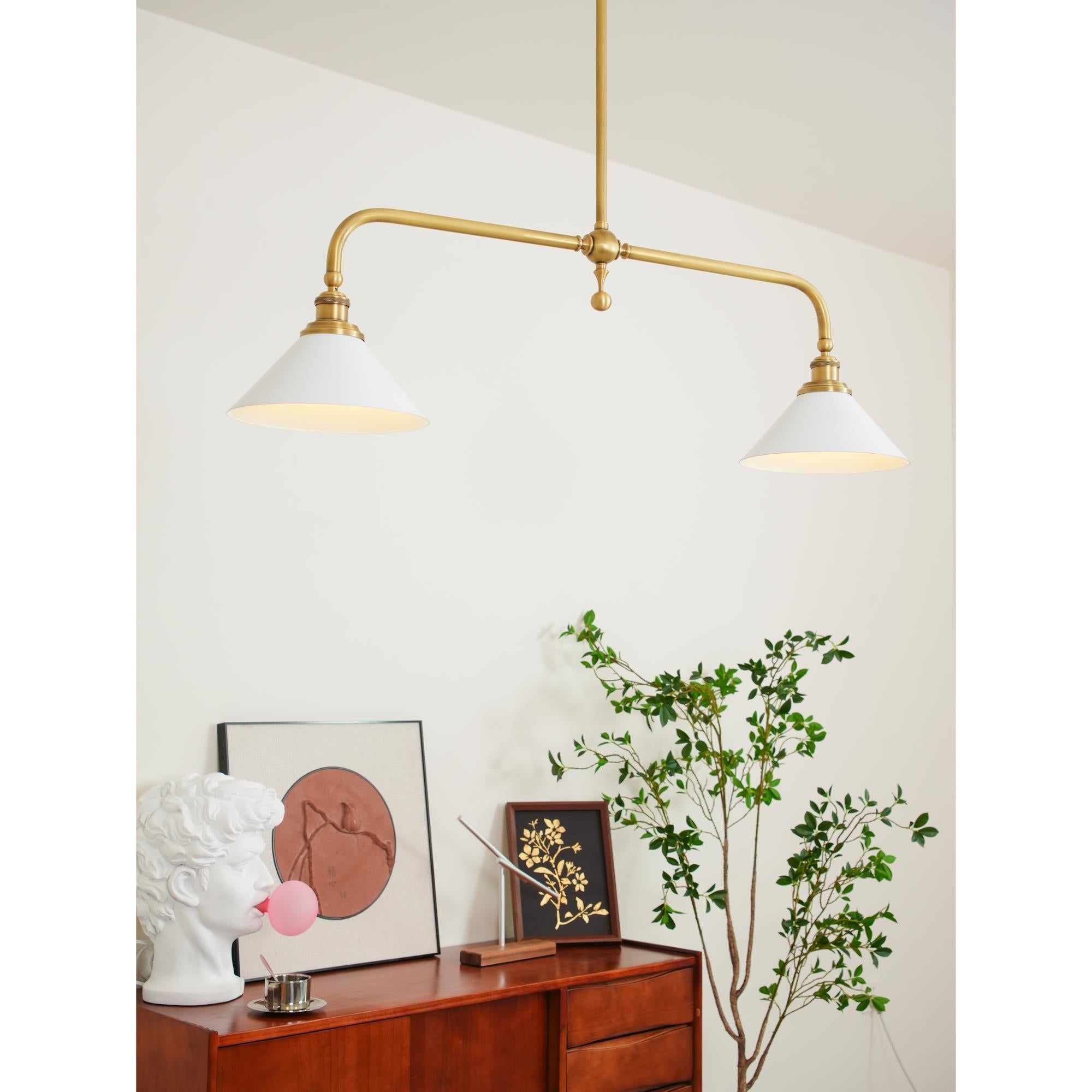 Lampada a sospensione lineare Pervelale