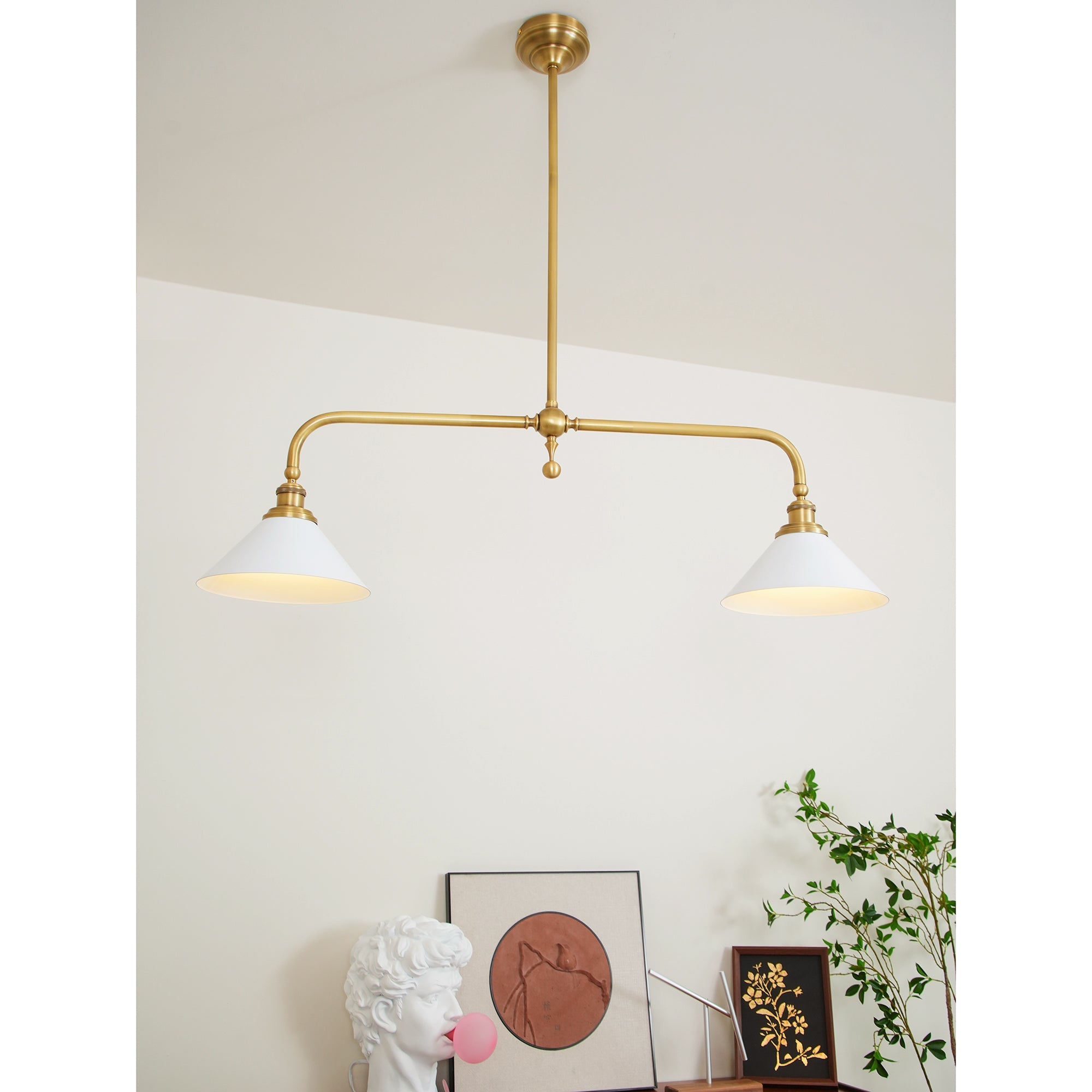 Lampada a sospensione lineare Pervelale