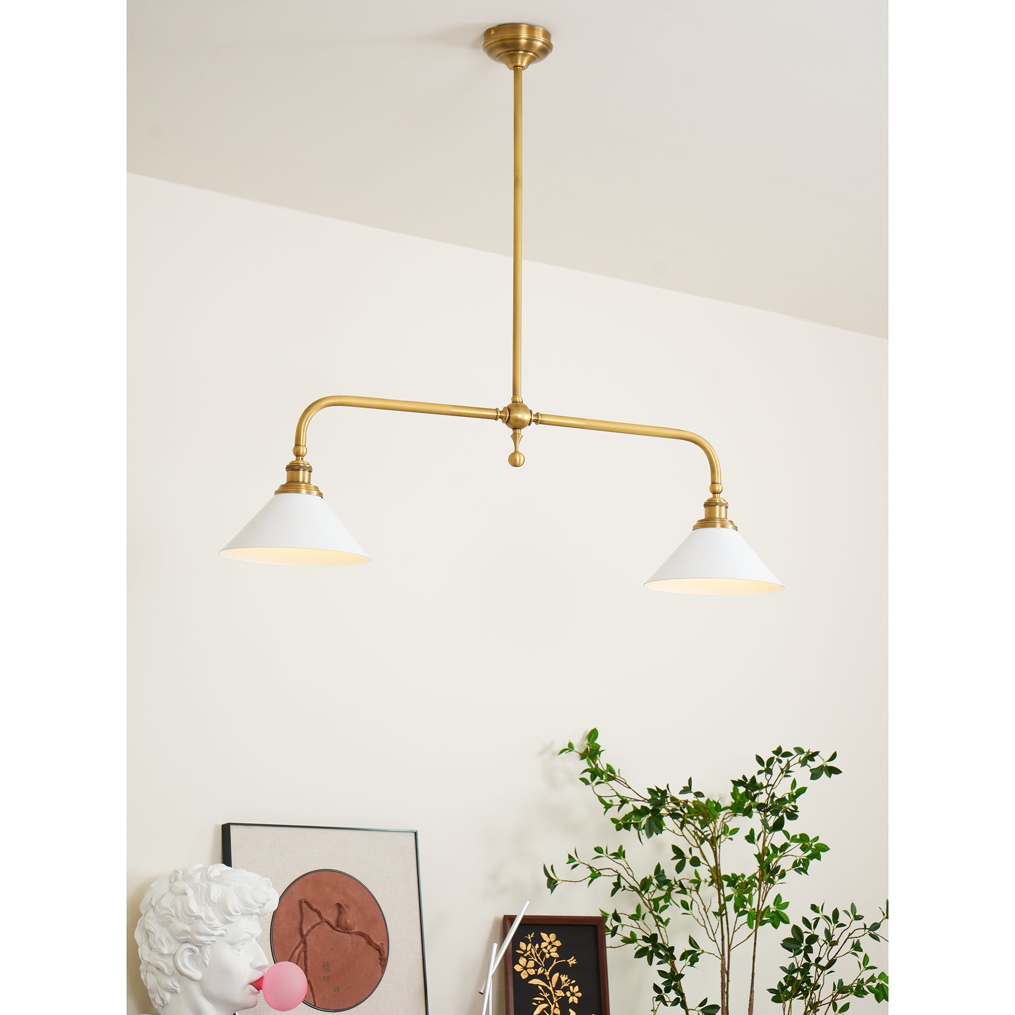 Lampada a sospensione lineare Pervelale