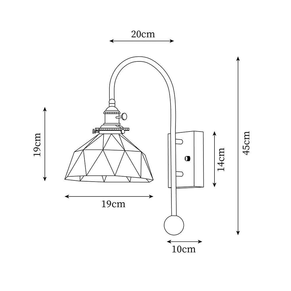 Tiffany Wall Light – detail 5