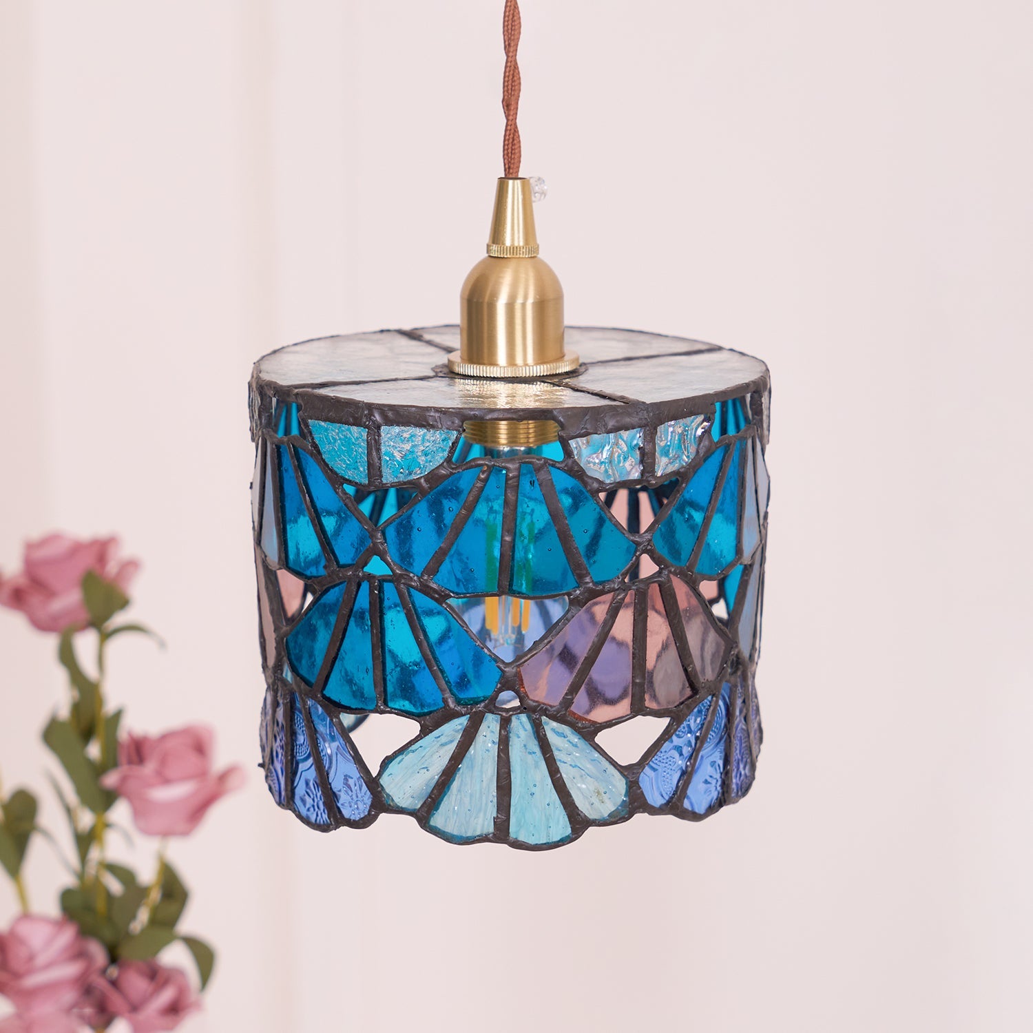 Lampada a sospensione vintage Loeriva