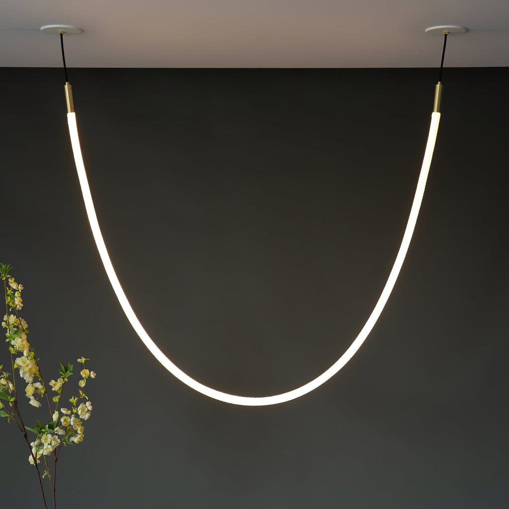 Lampada a sospensione flessibile Nelanoa