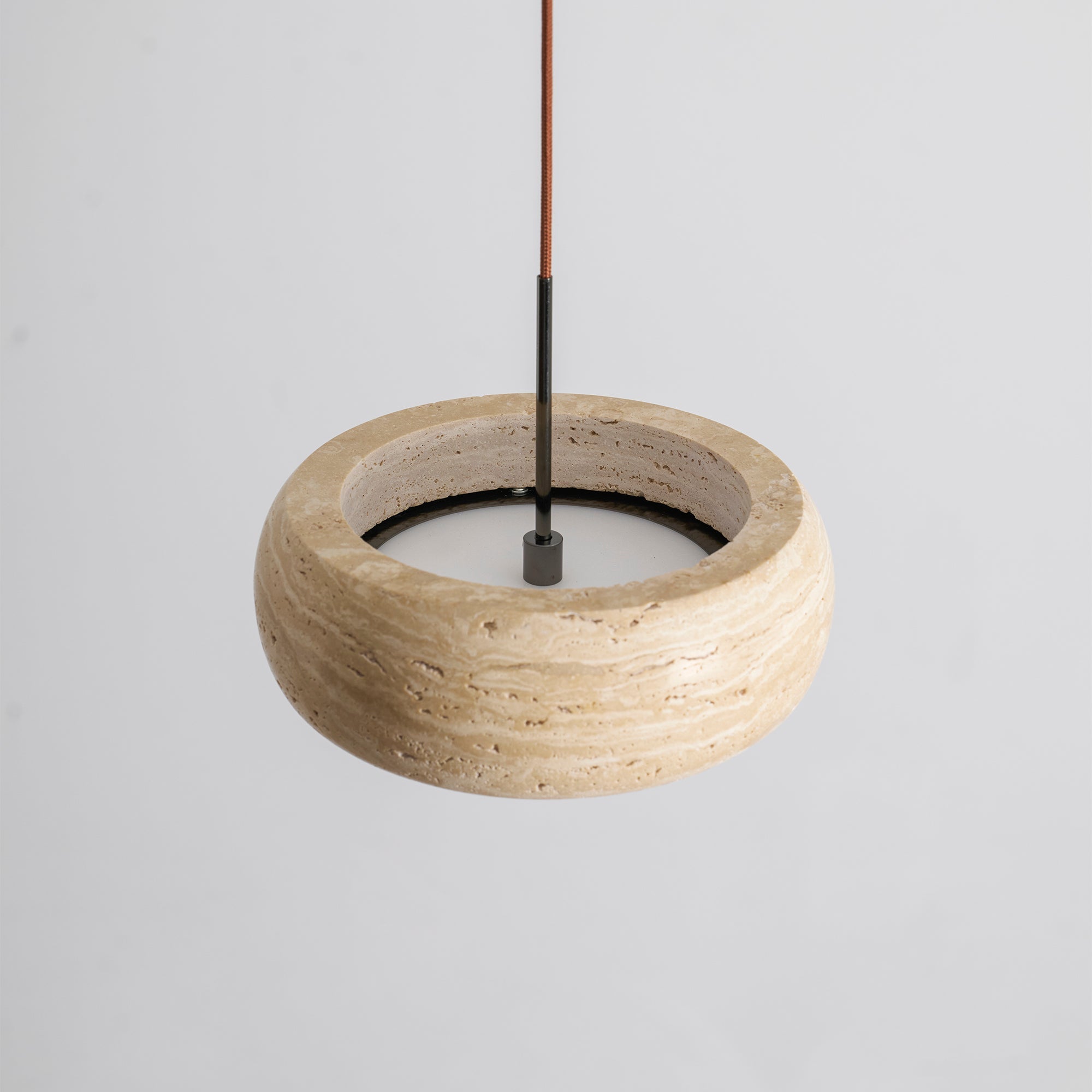 Lampada a sospensione rotonda Graaria