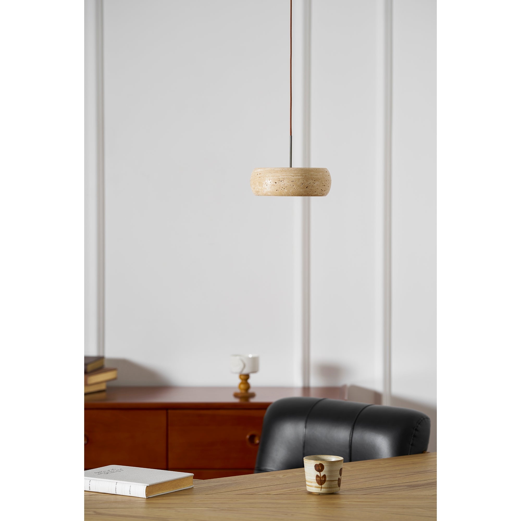 Lampada a sospensione rotonda Graaria