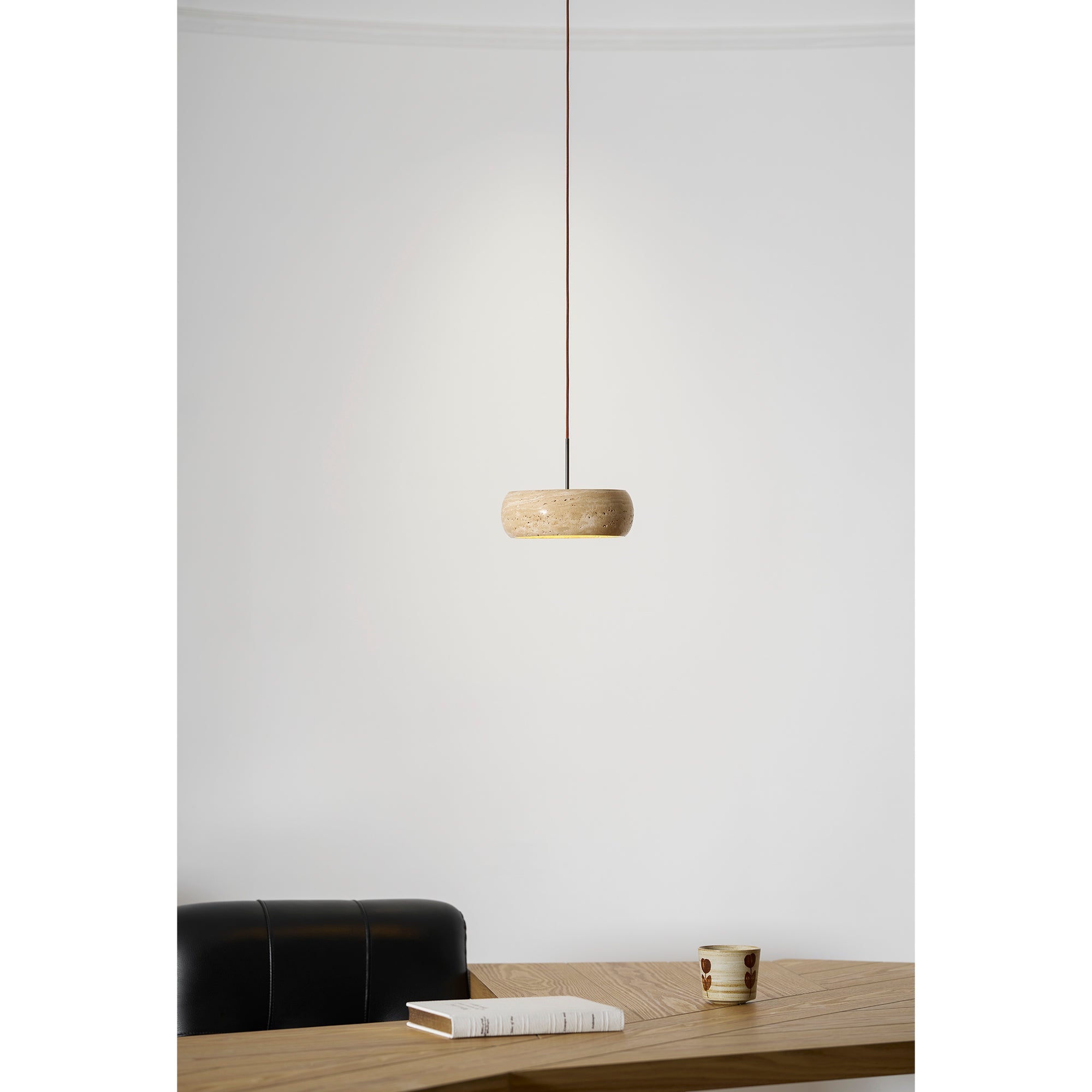 Lampada a sospensione rotonda Graaria