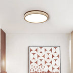 Lampada da soffitto Selmi Rotonda in travertino
