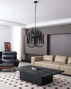 Lampadario rotondo Elanori