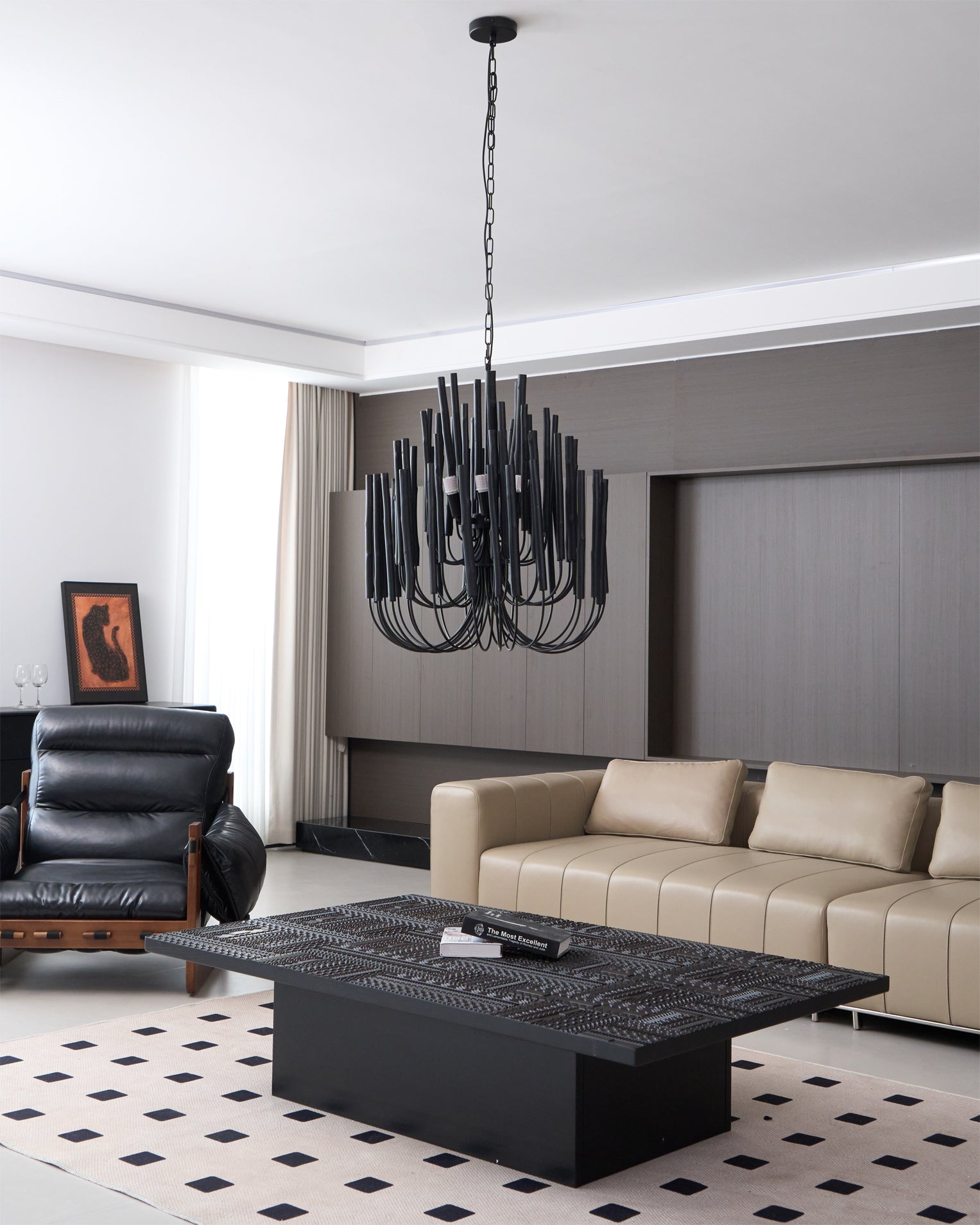 Lampadario rotondo Elanori