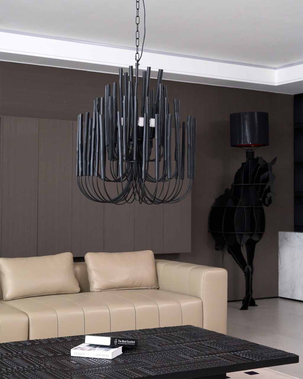 Lampadario rotondo Elanori