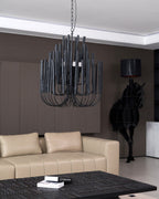Lampadario rotondo Elanori
