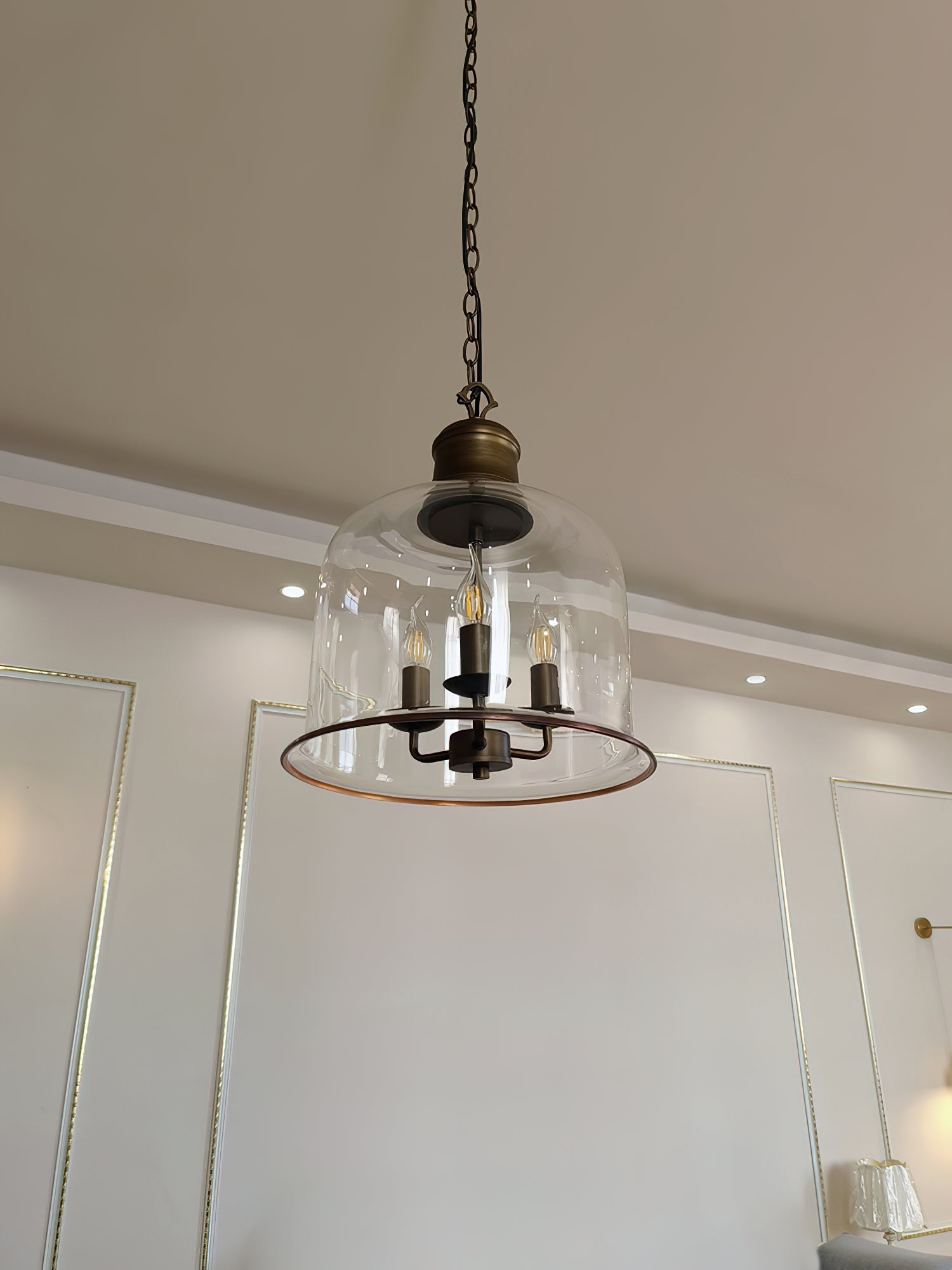Lampada a sospensione lanterna Rosoleri