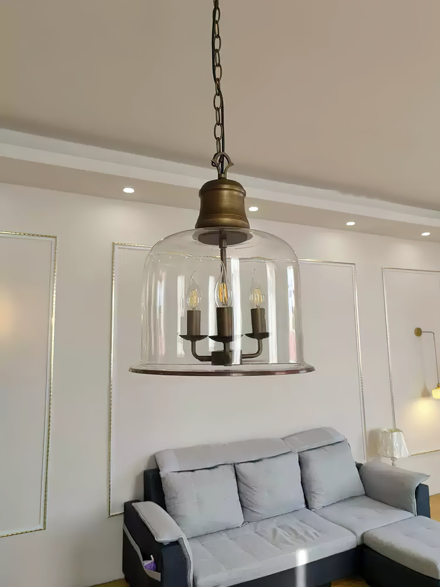 Lampada a sospensione lanterna Rosoleri