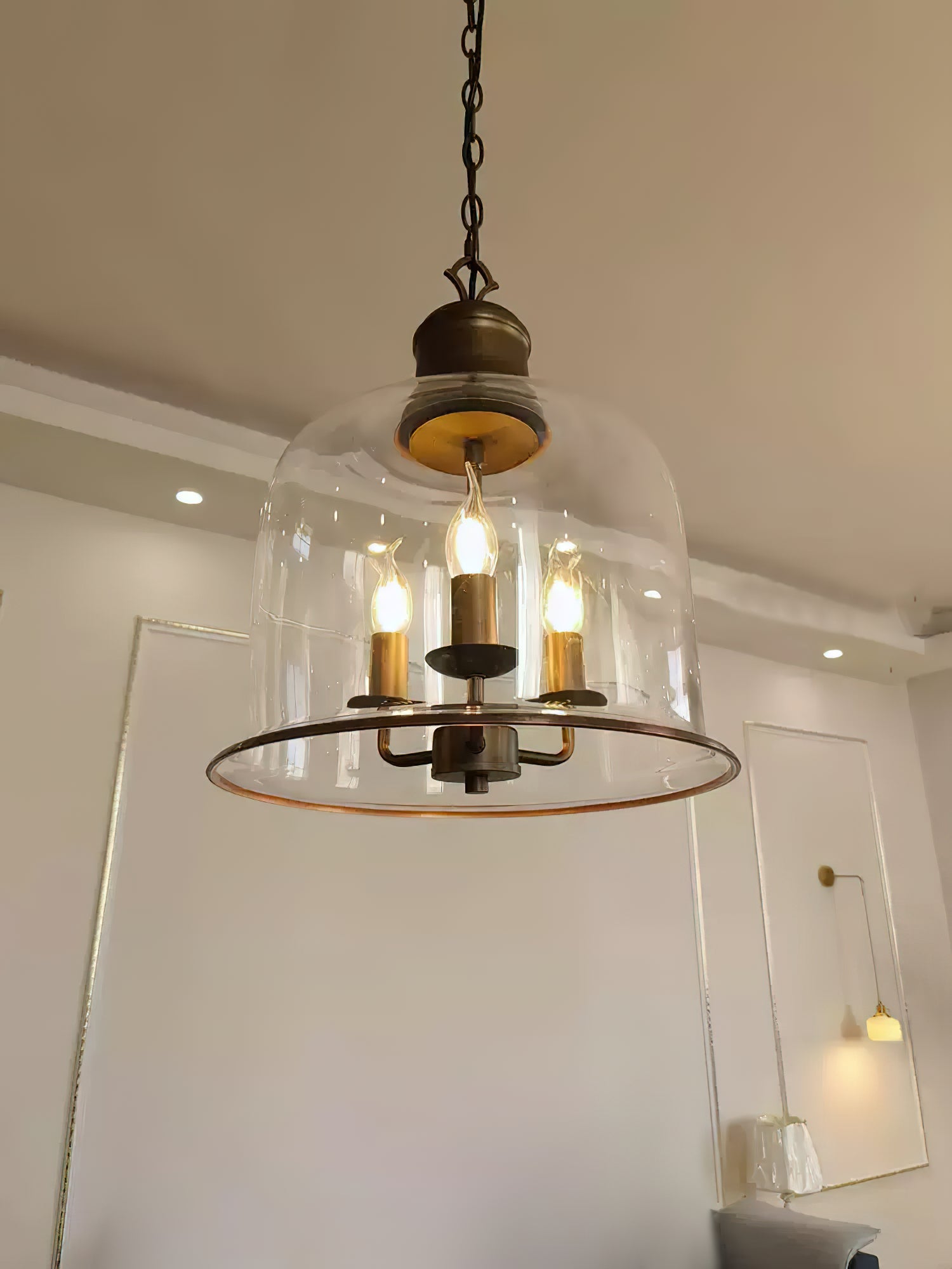 Lampada a sospensione lanterna Rosoleri