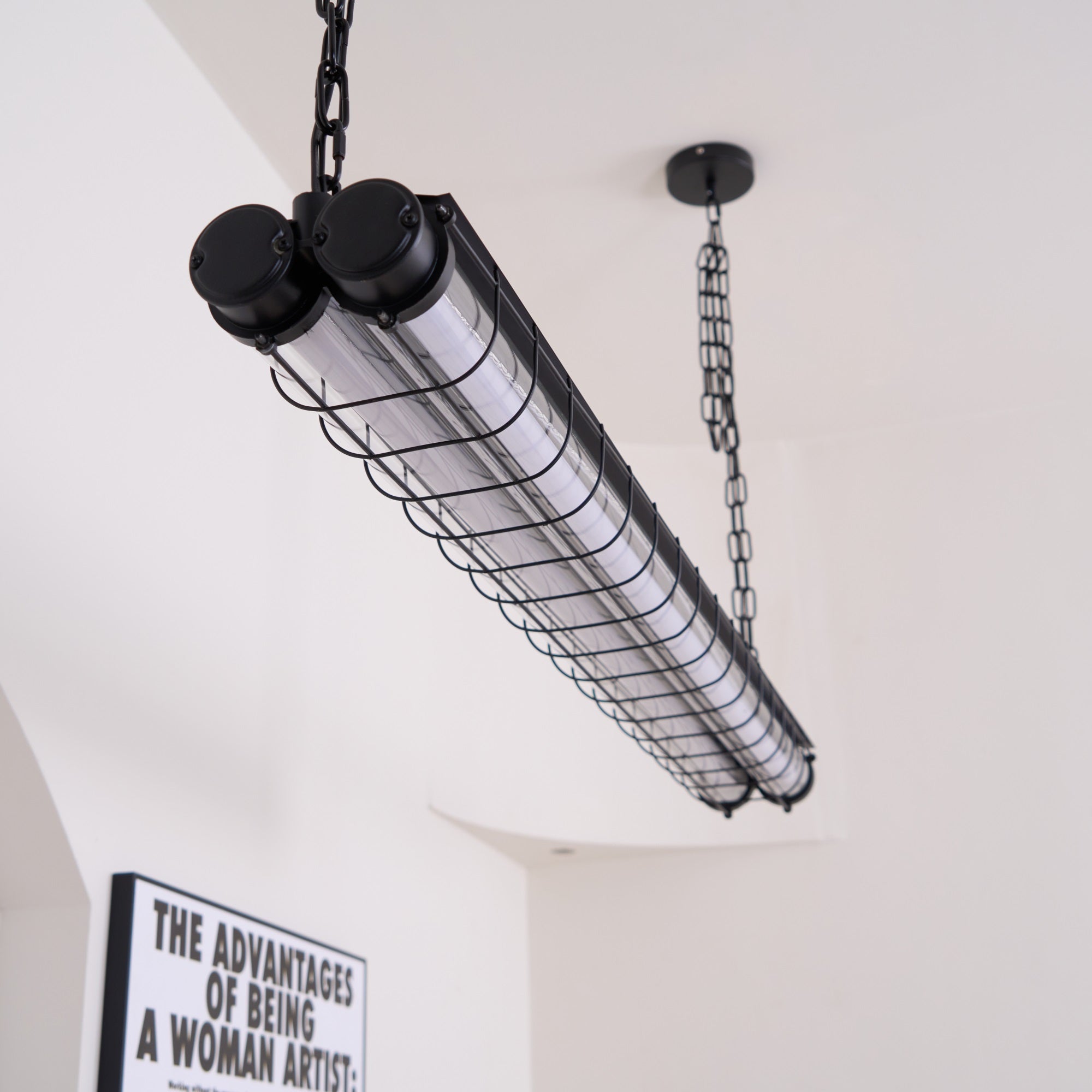 Lampada a sospensione tubolare Feniaetta