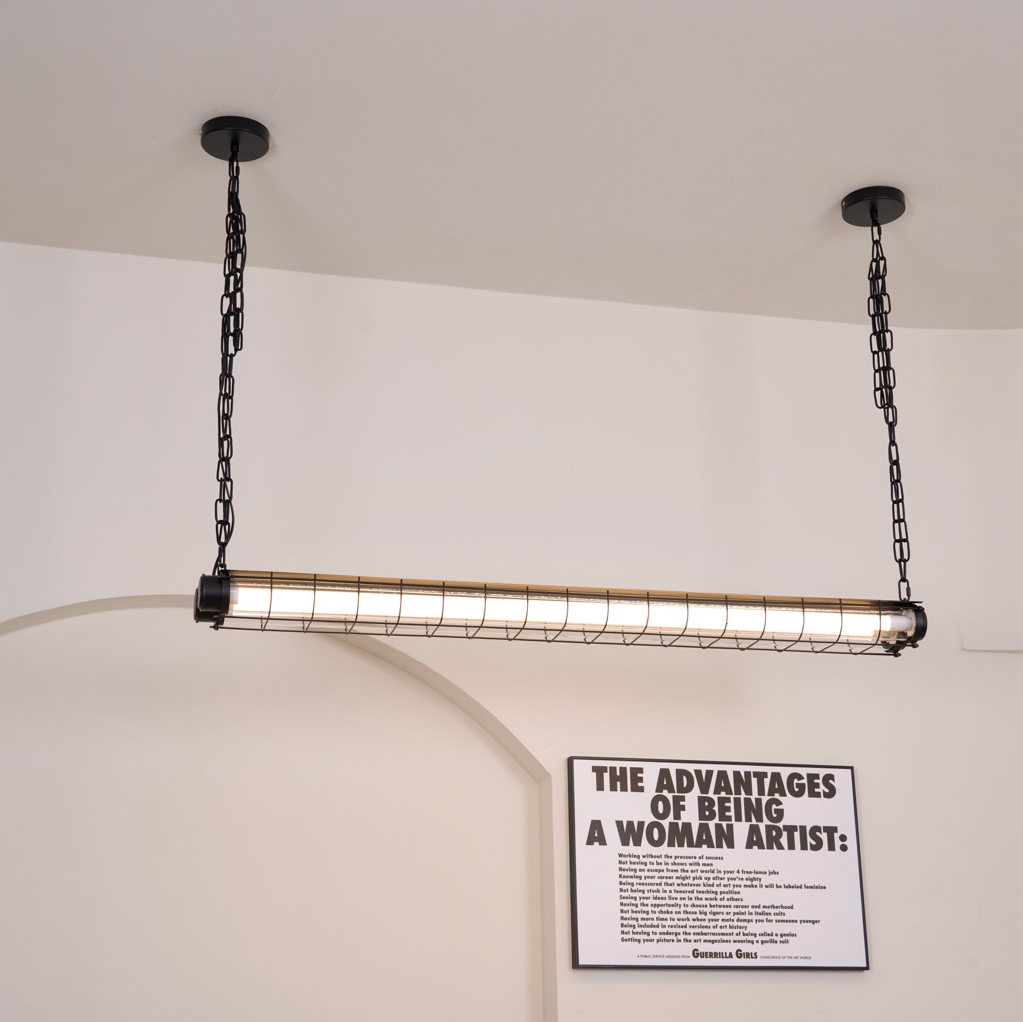 Lampada a sospensione tubolare Feniaetta