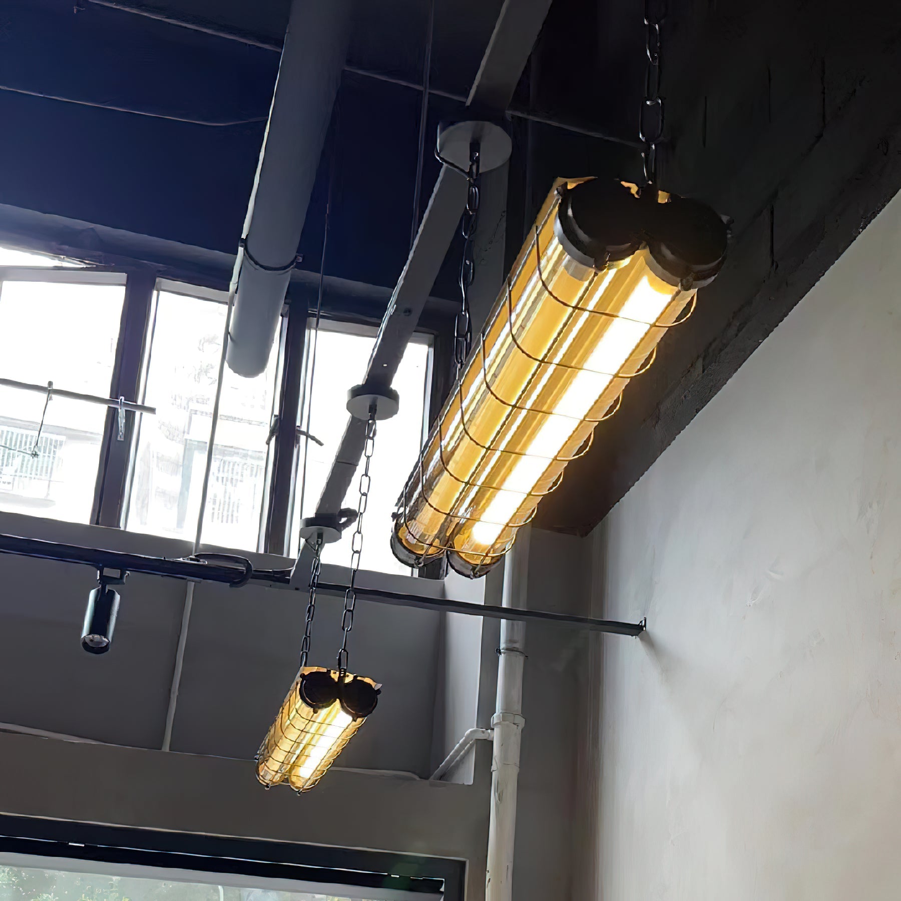 Lampada a sospensione tubolare Feniaetta