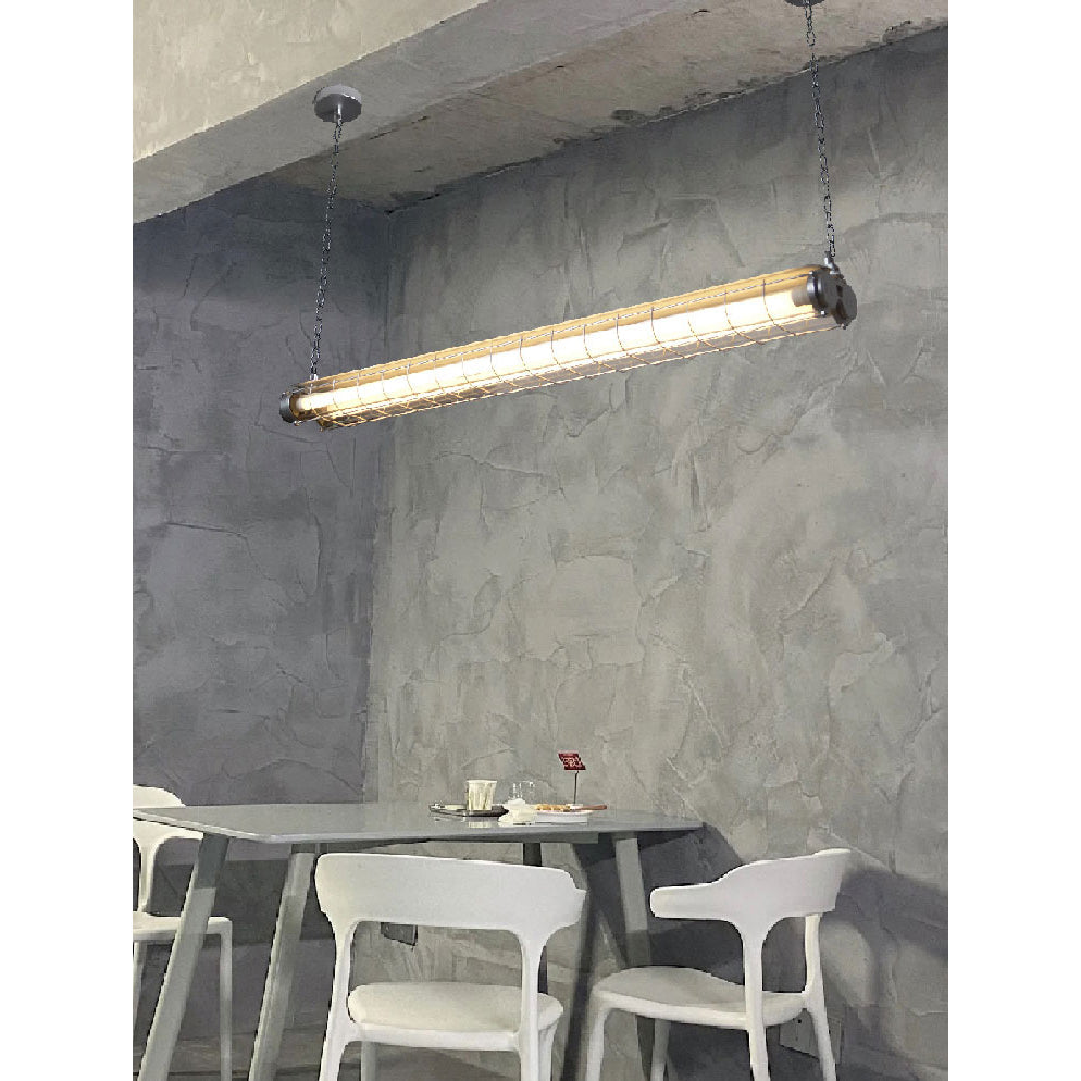 Lampada a sospensione tubolare Feniaetta