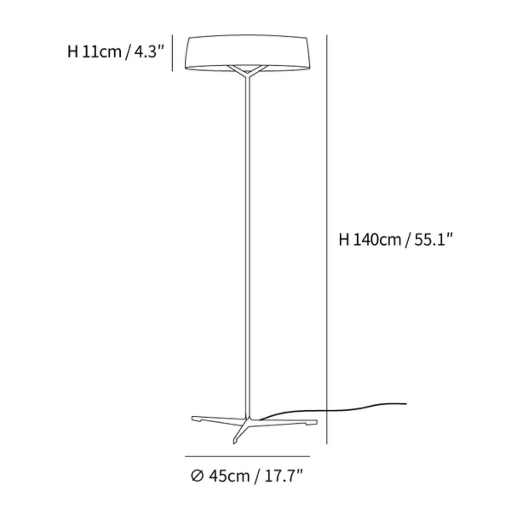 Lampada da terra Meldesa