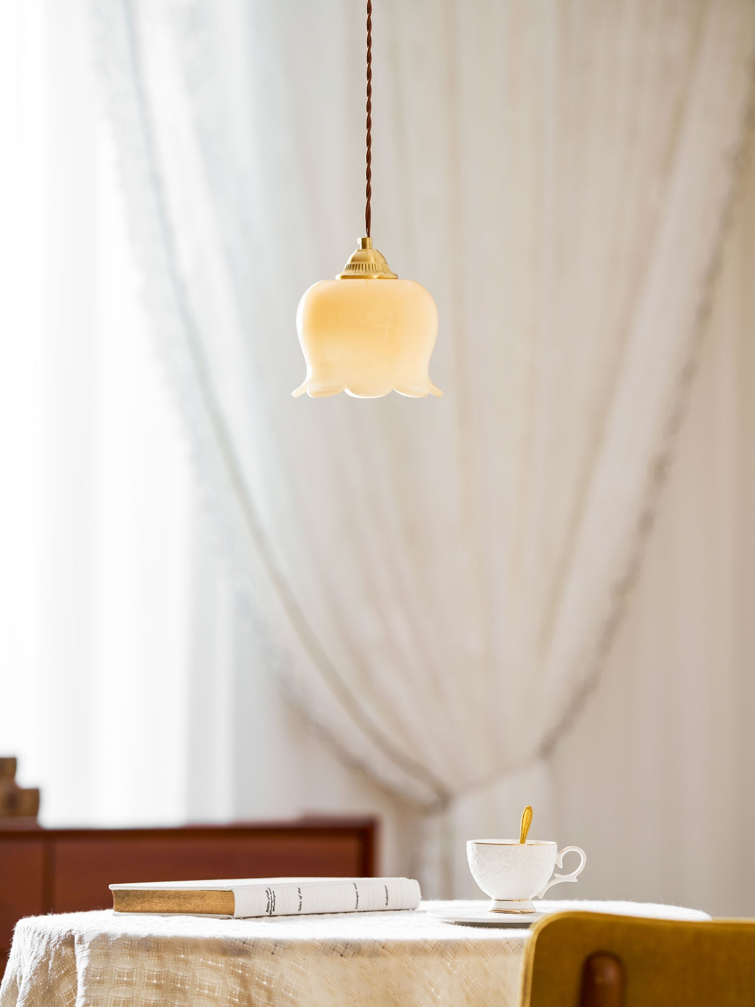 Lampada a sospensione floreale Lucorama