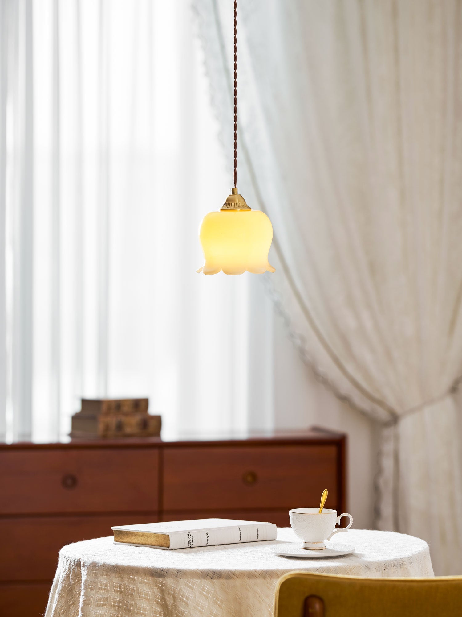 Lampada a sospensione floreale Lucorama