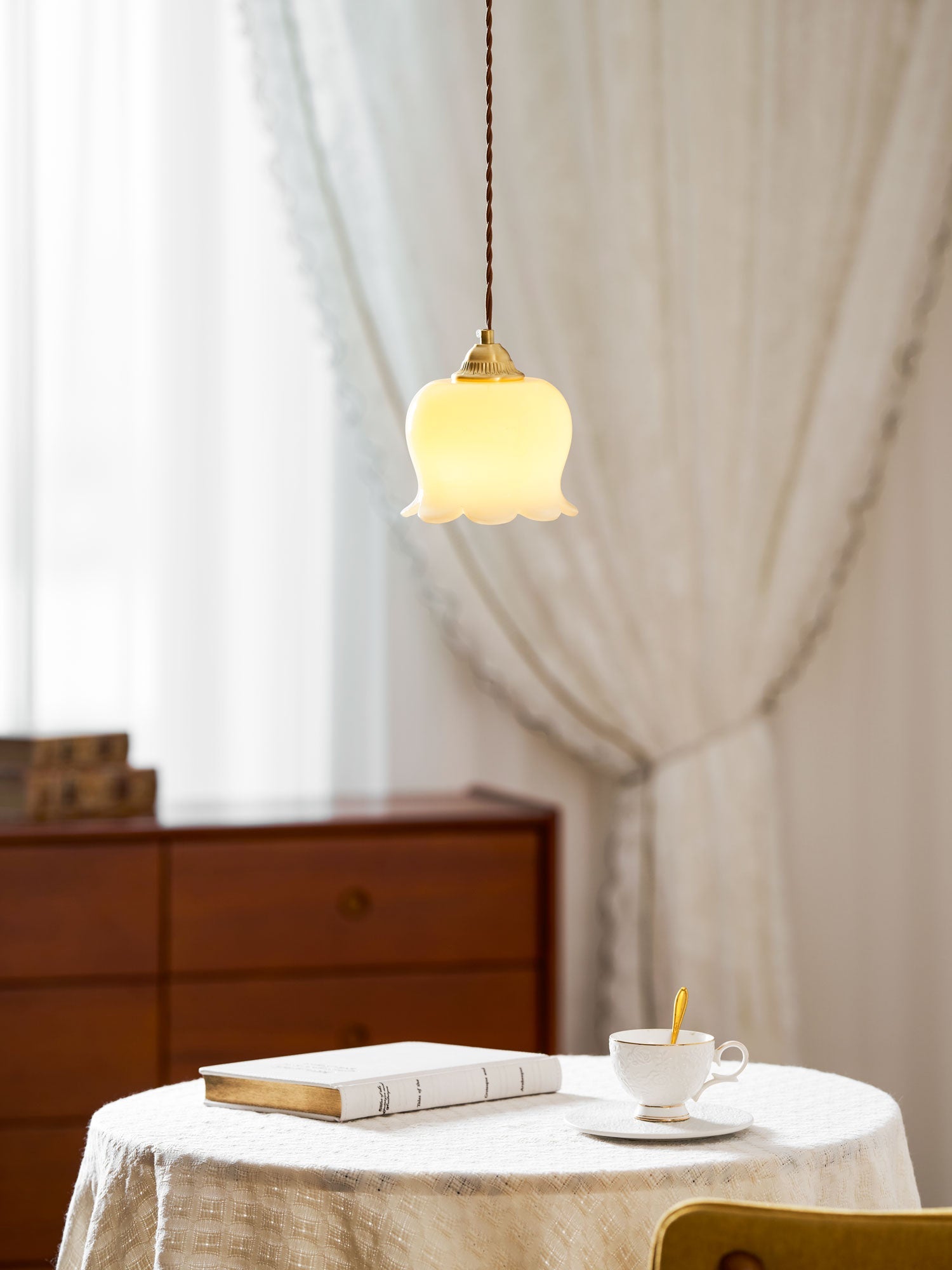 Lampada a sospensione floreale Lucorama
