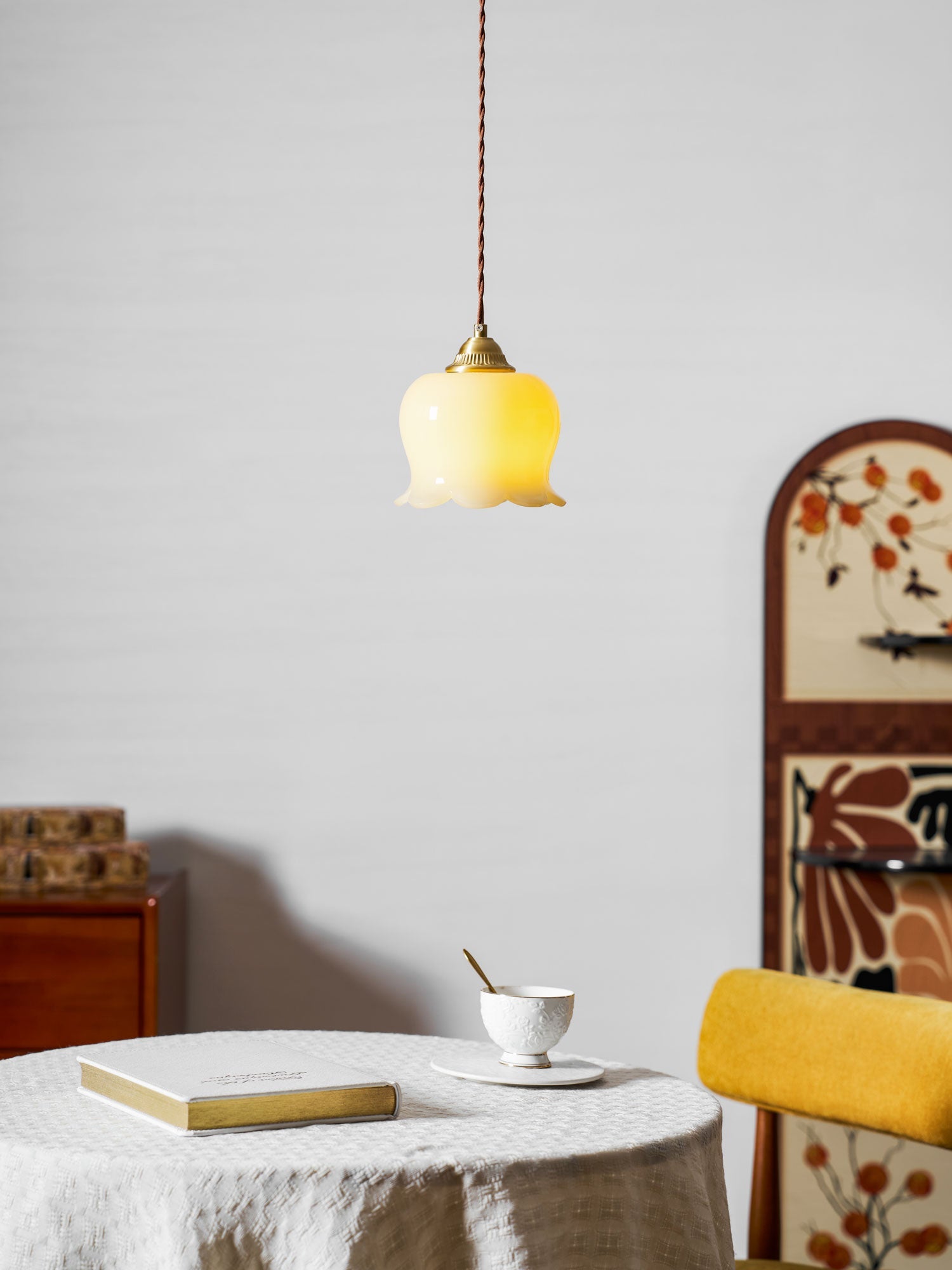 Lampada a sospensione floreale Lucorama