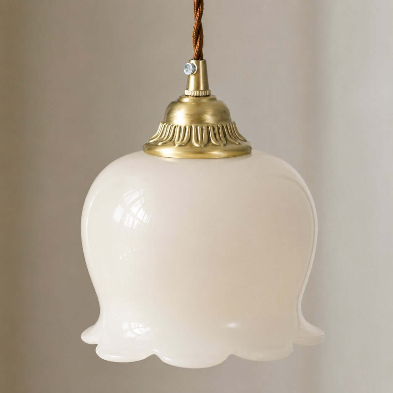 Lampada a sospensione floreale Solcira