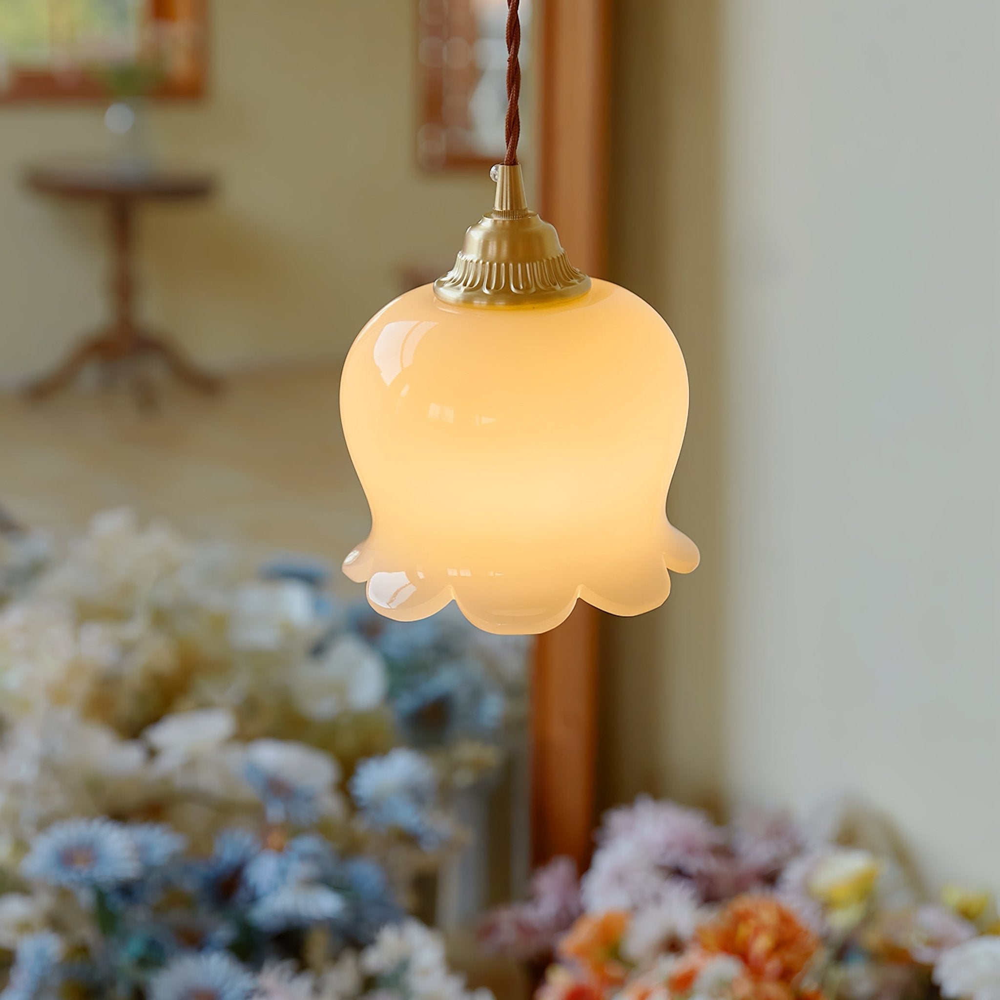 Lampada a sospensione floreale Lucorama