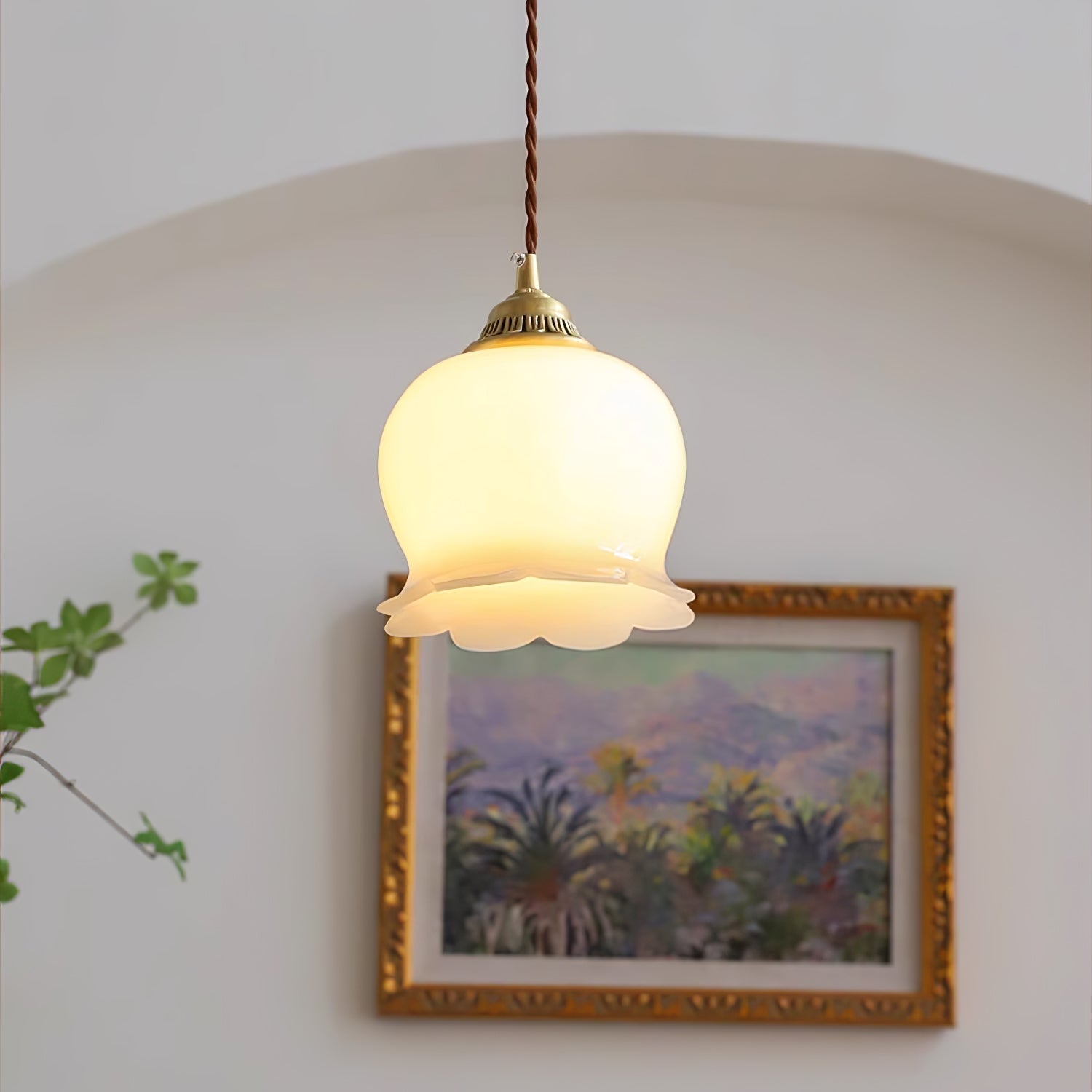 Lampada a sospensione floreale Lucorama