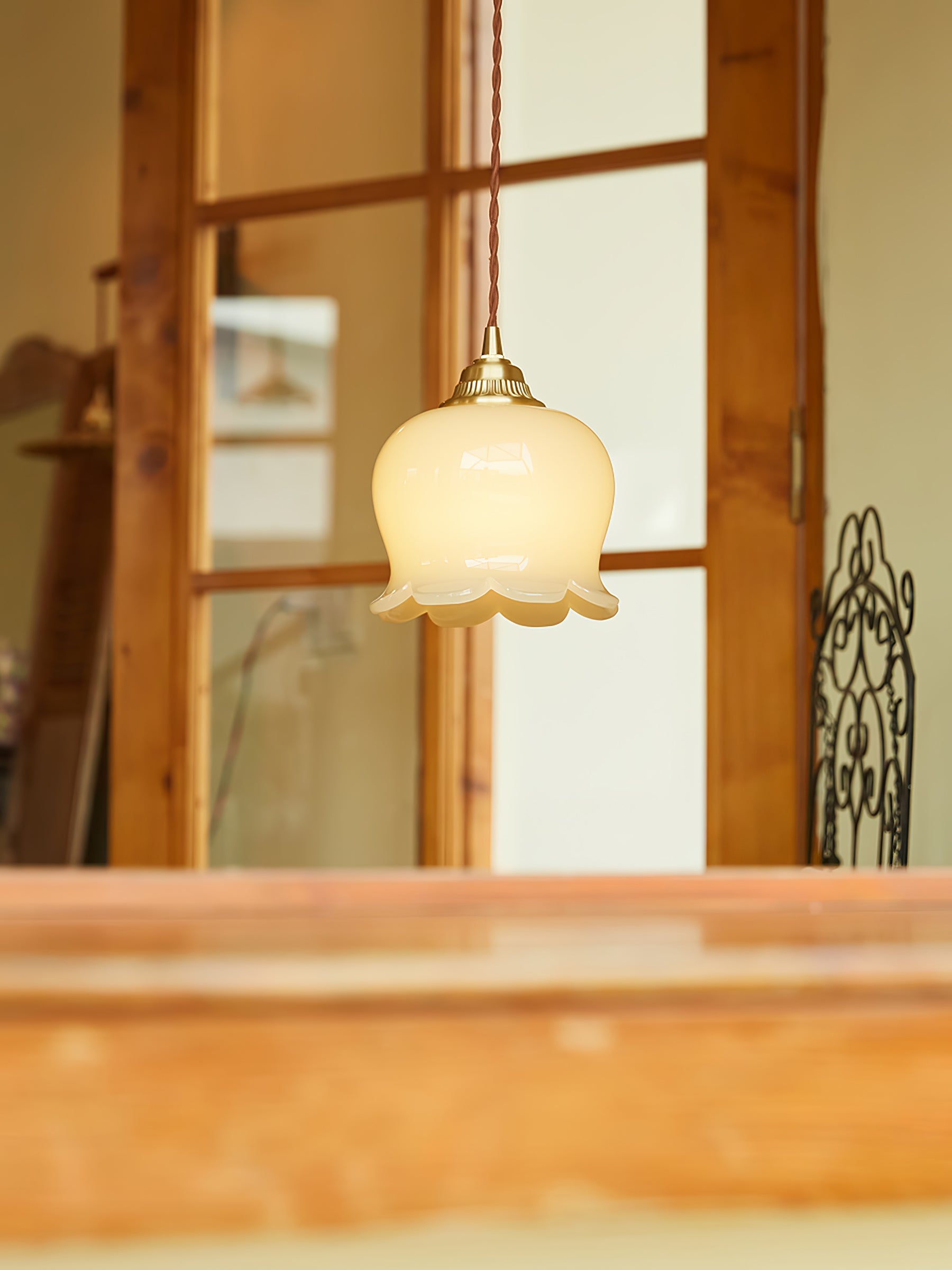 Lampada a sospensione floreale Lucorama