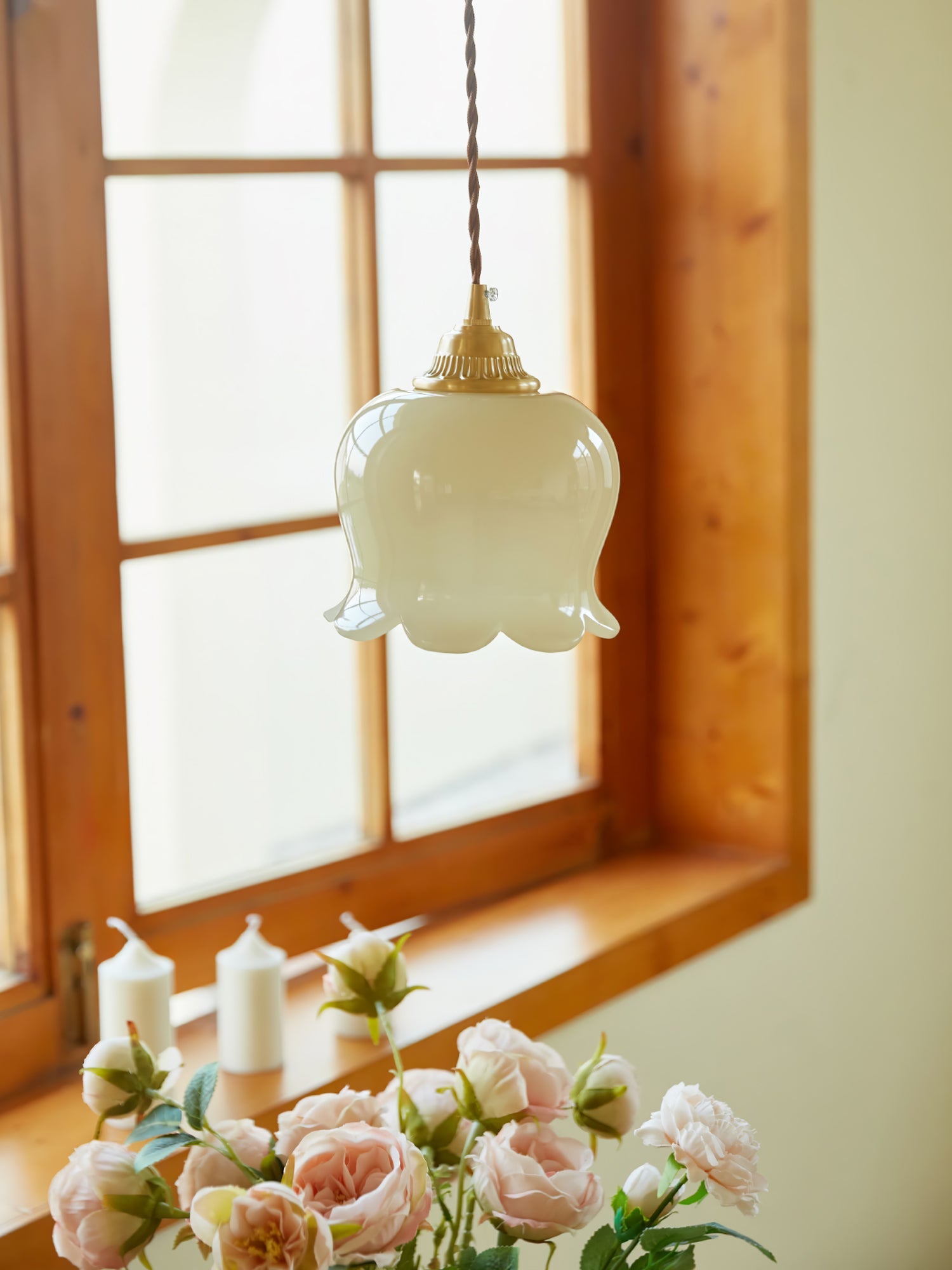 Lampada a sospensione floreale Lucorama